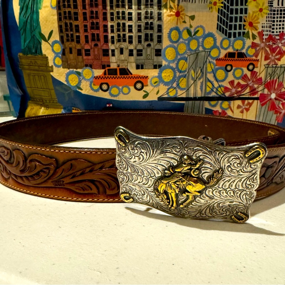 Justin Boots Belt - Size 36